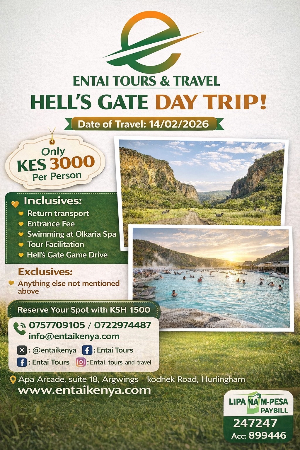 Hell's Gate Day Trip